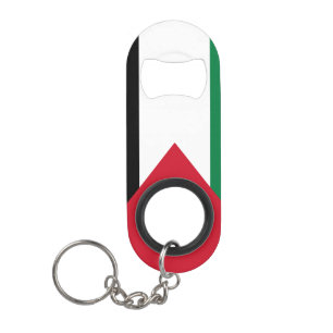 Abrebotellas De Llavero oficialmente bandera del Estado de Palestina