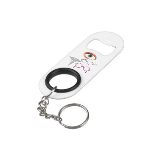 Abrebotellas De Llavero Oftalmólogo Optometrista Destino De Ojos