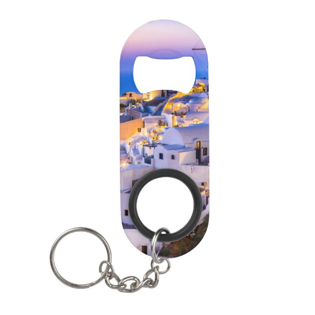 Abrebotellas De Llavero Oia Santorini (Anverso)