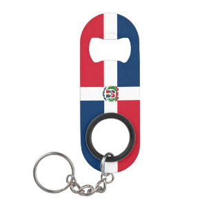 Abrebotellas De Llavero Orgullo Nacional de República Dominicana Patriótic