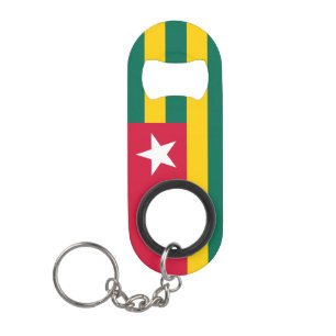 Abrebotellas De Llavero Orgullo nacional de Togo Patriótico