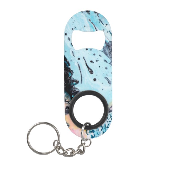 Abrebotellas De Llavero Paint Splatter (Anverso)