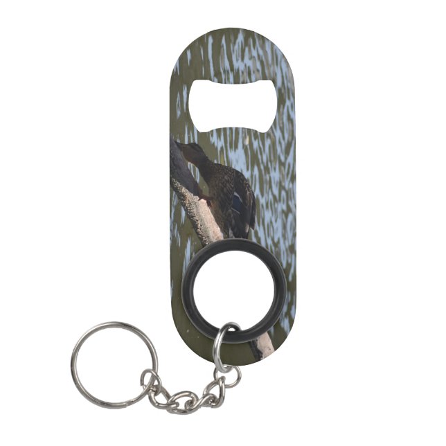 Abrebotellas De Llavero Pato sediento (Anverso)