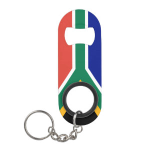 Abrebotellas De Llavero Patriota de Bandera Nacional de Sudáfrica