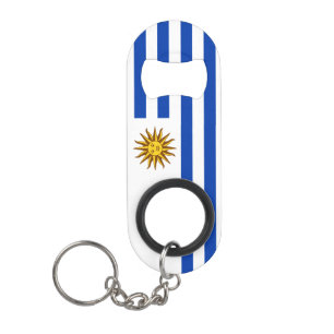 Abrebotellas De Llavero Patriótico del Orgullo Nacional de Uruguay
