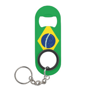Abrebotellas De Llavero Patriotismo del Orgullo Nacional de Brasil