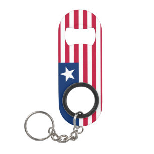 Abrebotellas De Llavero Patriotismo del Orgullo Nacional de Liberia