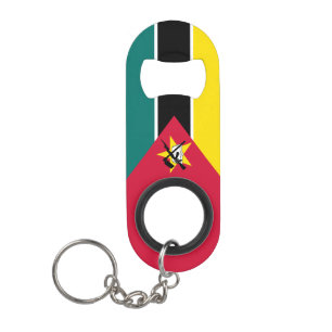 Abrebotellas De Llavero Patriotismo del Orgullo Nacional de Mozambique