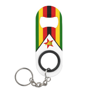 Abrebotellas De Llavero Patriotismo del Orgullo Nacional de Zimbabue
