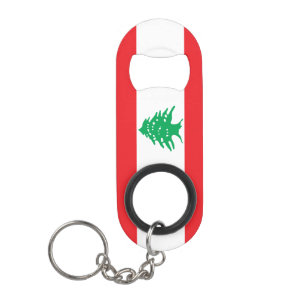 Abrebotellas De Llavero Patriotismo del Orgullo Nacional del Líbano