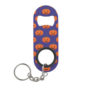 Abrebotellas De Llavero Patrón de Halloween de calabaza de calabaza para J