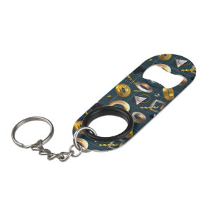 Abrebotellas De Llavero Patrón geométrico 3D