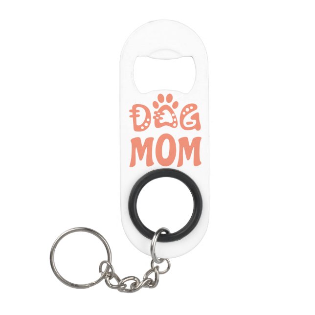 Abrebotellas De Llavero Perro Mamá (Anverso)