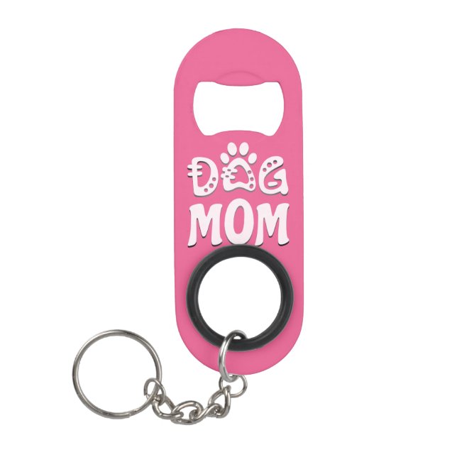 Abrebotellas De Llavero Perro Mamá (Anverso)