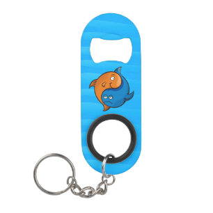 Abrebotellas De Llavero Personalizado Yin Yang Fish