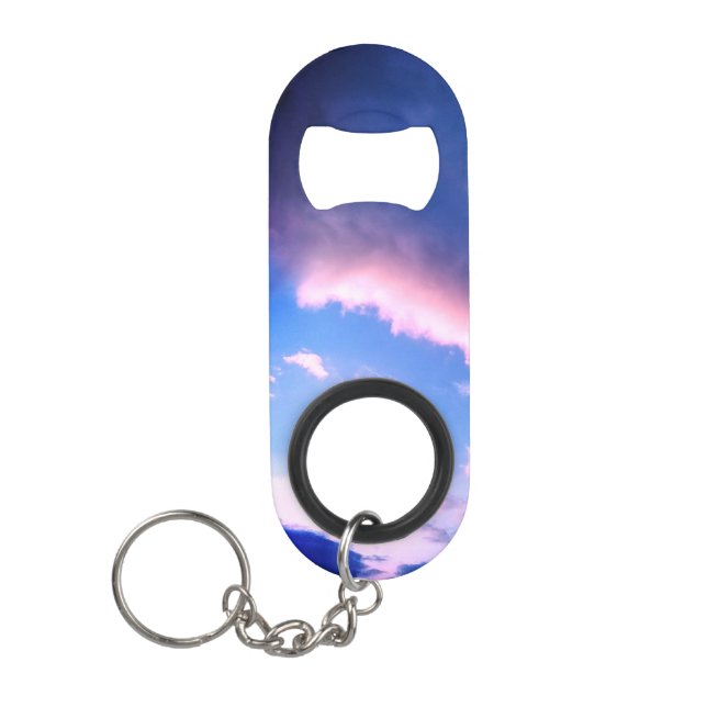 Abrebotellas De Llavero Pink clouds (Anverso)