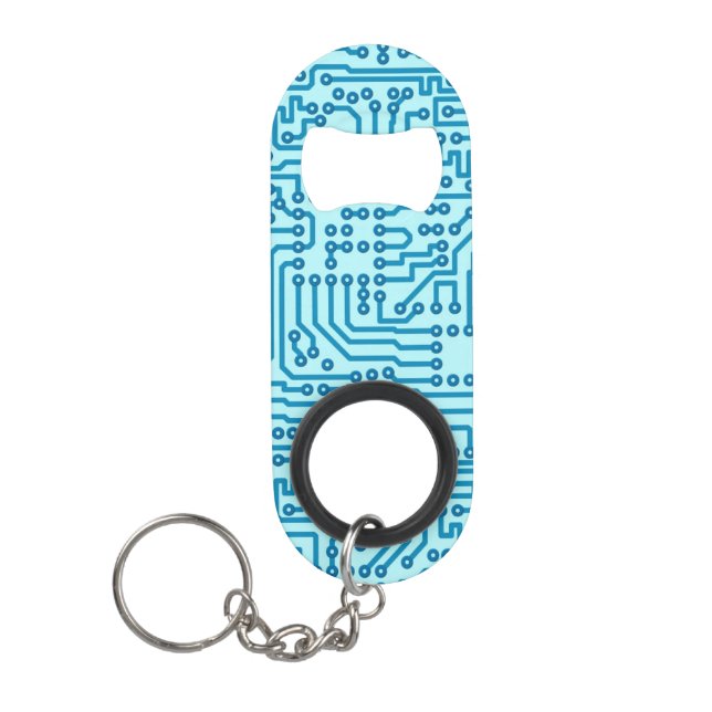Abrebotellas De Llavero Placa de circuito electrónica de Digitaces (Anverso)