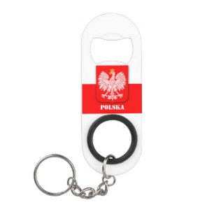 Abrebotellas De Llavero Polska Patriótica de Bandera de Polonia
