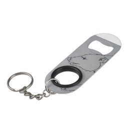 Abrebotellas De Llavero Punto a punto oso polar