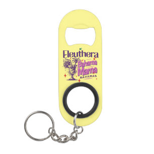 Abrebotellas De Llavero Regalo de recuerdo de Bahamas: Eleuthera Bahama Ma