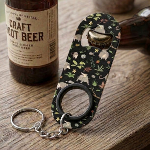 Abrebotellas De Llavero Regalo divertido para papá de mapache basurero zar
