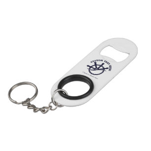 Abrebotellas De Llavero Regalo Náutico de Barco Capitán Personalizado