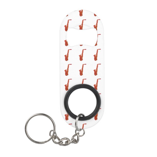 Abrebotellas De Llavero Saxofón (Anverso)