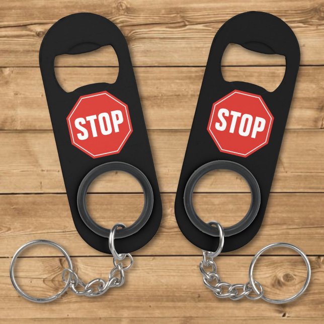 Abrebotellas De Llavero señal de STOP (Subido por el creador)