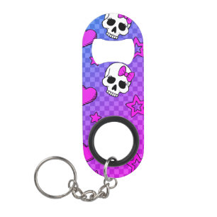 Abrebotellas De Llavero Skully Pop Kawaii