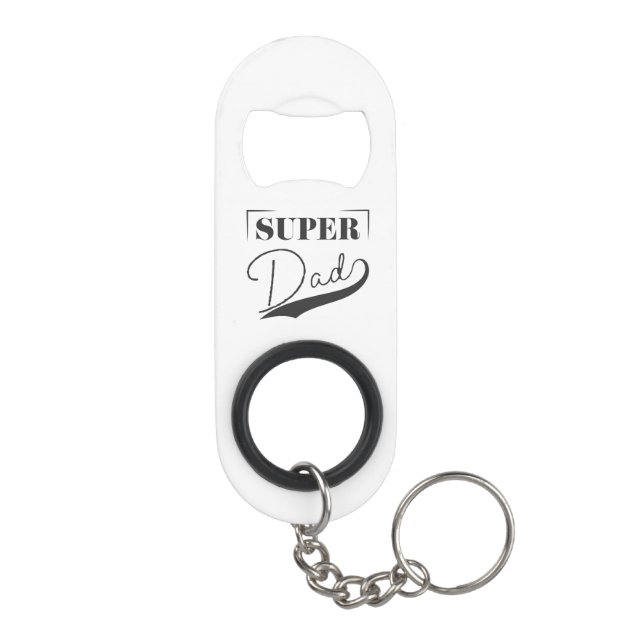 Abrebotellas De Llavero Super Papá (Reverso
)