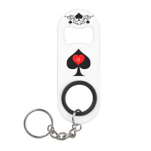 Abrebotellas De Llavero Tarjeta Tarot Thunder_Cove Reina de espadas