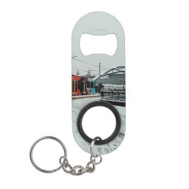Abrebotellas De Llavero Tranvía a rayas