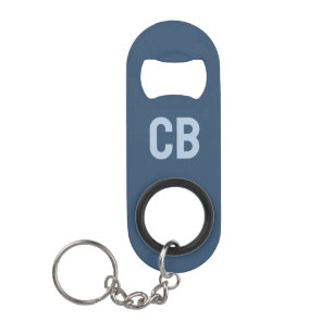 Abrebotellas De Llavero Trend Soft Serious Blue Stainless Steel