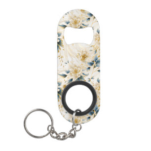 Abrebotellas De Llavero Un diseño de serie floral para bodas 1