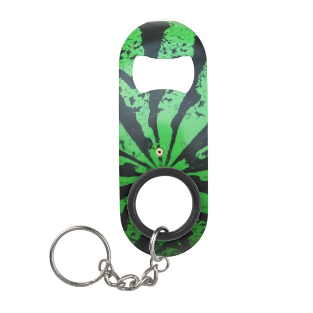 Abrebotellas De Llavero Watermelon Football / Soccer Ball (Anverso)