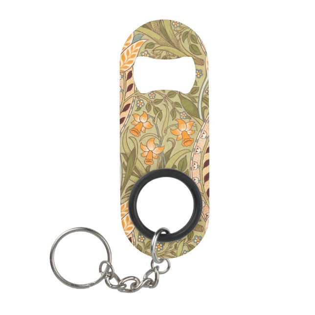 Abrebotellas De Llavero William Morris Daffodil Garden Flor Classic Bota (Anverso)