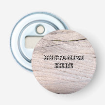 Abrebotellas de madera personalizado del imán del