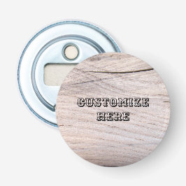 Abrebotellas de madera personalizado del imán del