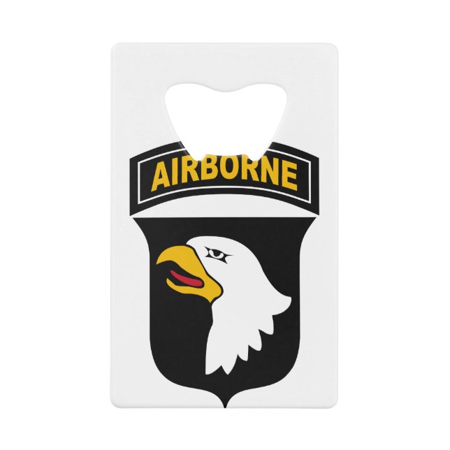 Abrebotellas De Tarjeta De Crédito 101st Airborne Division (Anverso)