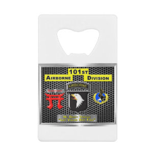 Abrebotellas De Tarjeta De Crédito 101st División Aerotransportada Fort Campbell