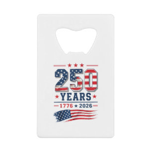 Abrebotellas De Tarjeta De Crédito 4 de julio bandera de Estados Unidos patriótica 25
