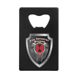 Abrebotellas De Tarjeta De Crédito 7.ª División de Infantería "Bayonet Division"
