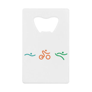 Abrebotellas De Tarjeta De Crédito A great Triathlon gift for your friend or family