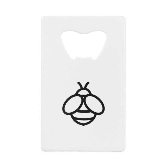 Abrebotellas De Tarjeta De Crédito abejorra abejorra insecto Cute (Anverso)