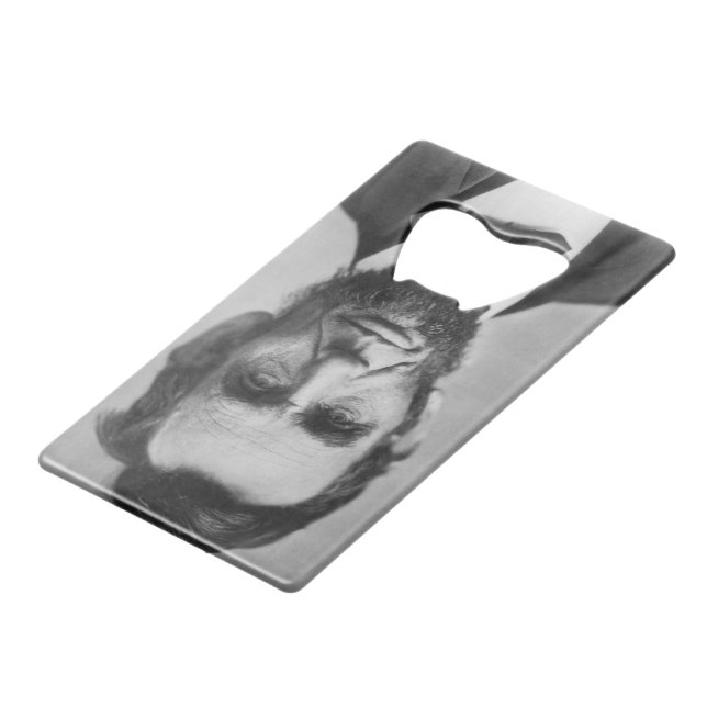 Abrebotellas De Tarjeta De Crédito Abraham Lincoln (Ángulo frontal)