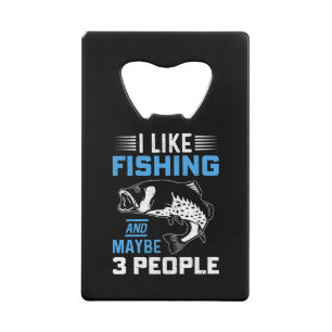 Abrebotellas De Tarjeta De Crédito Abrebotellas con tema de pesca 
