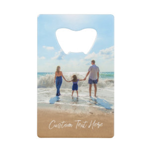 Abrebotellas De Tarjeta De Crédito Abrebotellas de Fotos Personalizadas Tus Fotos y T