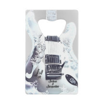 Abrebotellas de guitarra monogramada
