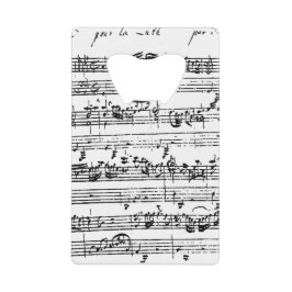 Abrebotellas De Tarjeta De Crédito Abrebotellas de la música de Bach