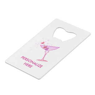ABREBOTELLAS DE TARJETA DE CRÉDITO ABREBOTELLAS - MARTINI ROSA